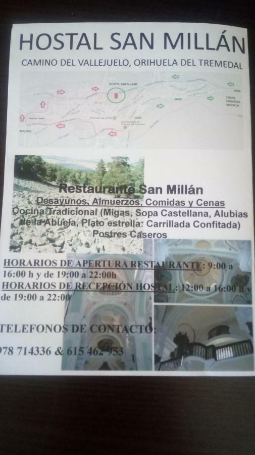 Hostal Restaurante San Millan Orihuela del Tremedal Εξωτερικό φωτογραφία